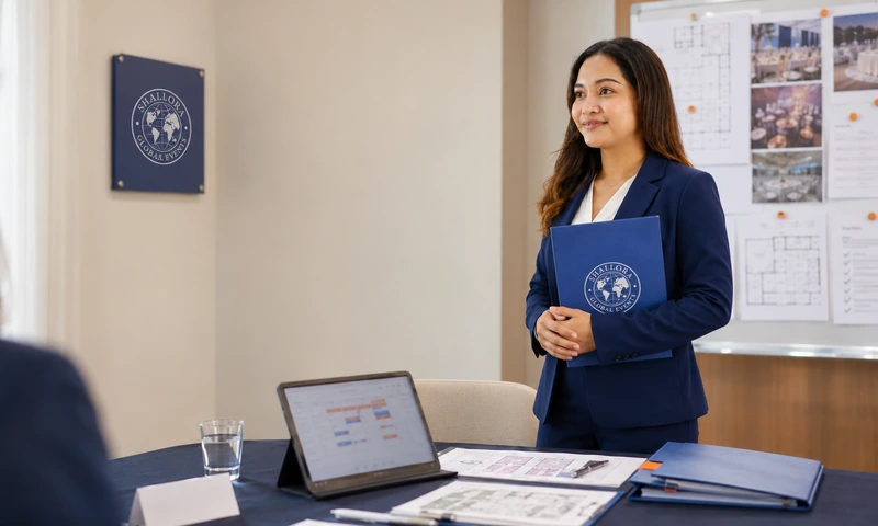 Representasi konsultasi event Shallora untuk membaca brief, identitas layanan, dan kebutuhan Corporate & MICE Events.