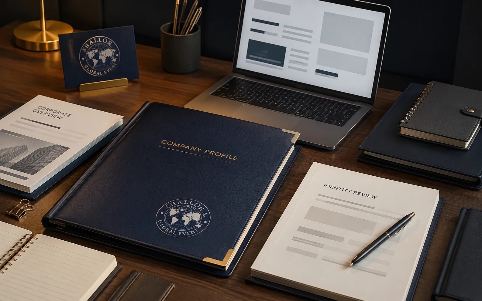 Ilustrasi legal identity dan company trust untuk PT Shallora Global Event.