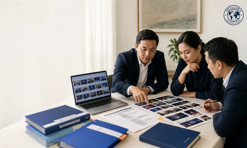 Tim corporate event meninjau dokumentasi visual untuk kebutuhan review dan komunikasi internal
